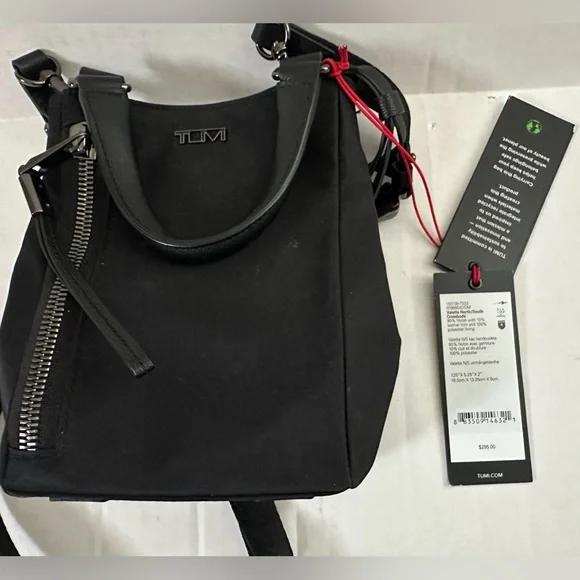 NWT - TUMI Voyageur VALETTA North South Crossbody Bag with Gunmetal Hardware - Picture 8 of 14